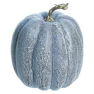 6" Blue Lavender Washed Tall Pumpkin