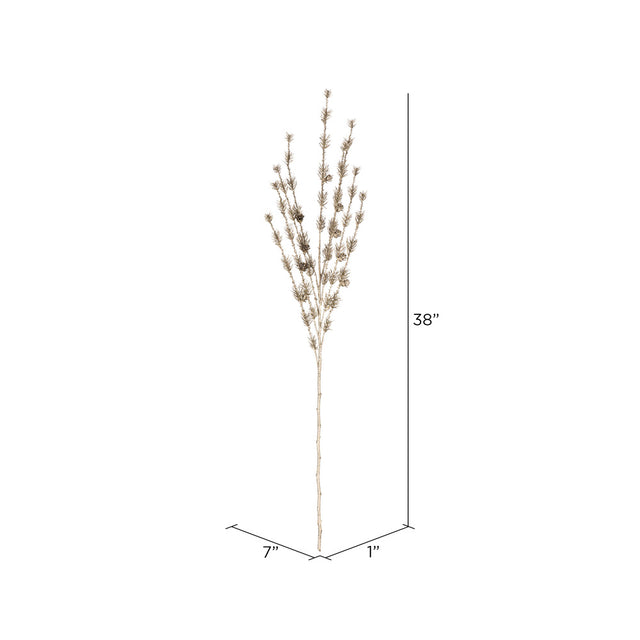 38" Needle Pine Spray-Champagne