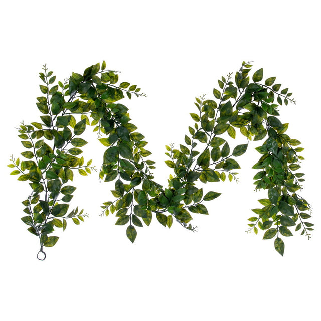 6' Green Mountain Laurel UV Garland