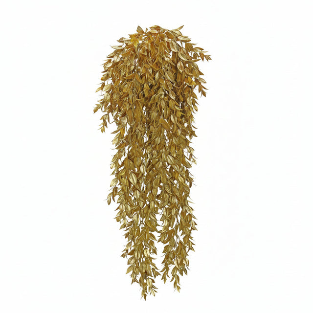 30" Eucalyptus Spray, Green/Yellow