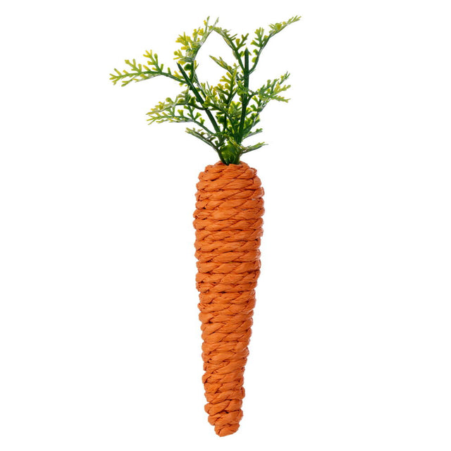 7" Artificial Jute Carrots – Bag of 6