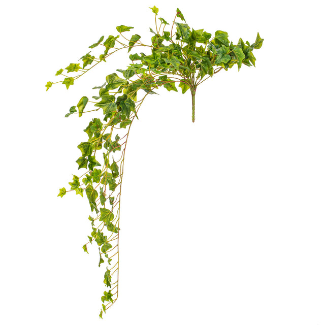 34" Artificial Green Ivy Hanging Bush