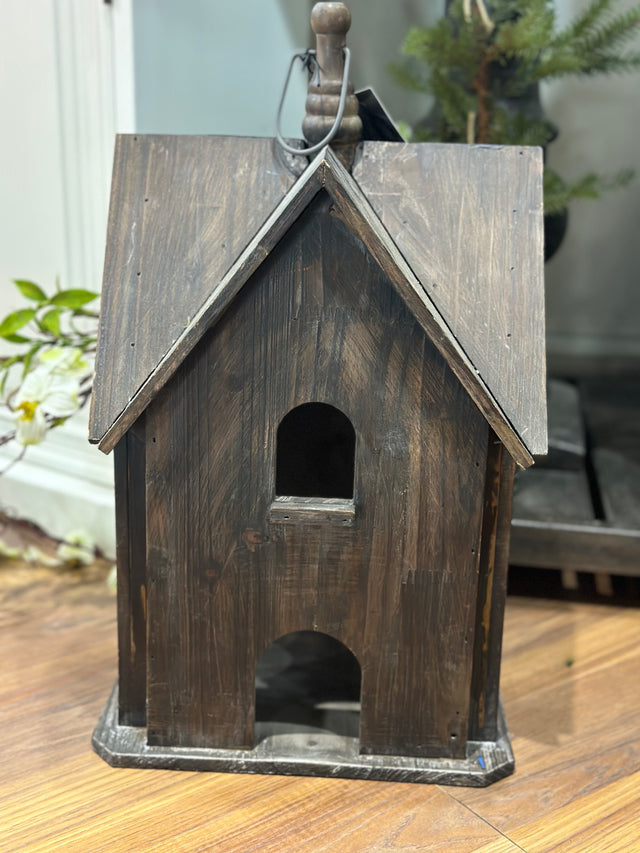 Rustic Four Gable Birdhouse 10.25”