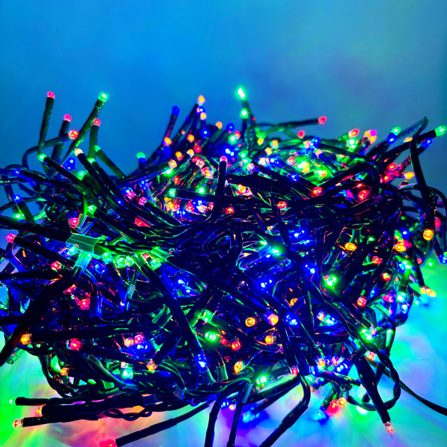 LED cluster lights us 8 function twinkle effect outdoor Multi