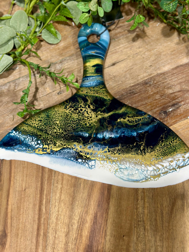 12" Round Cheese Paddle Board Sapphire Sky