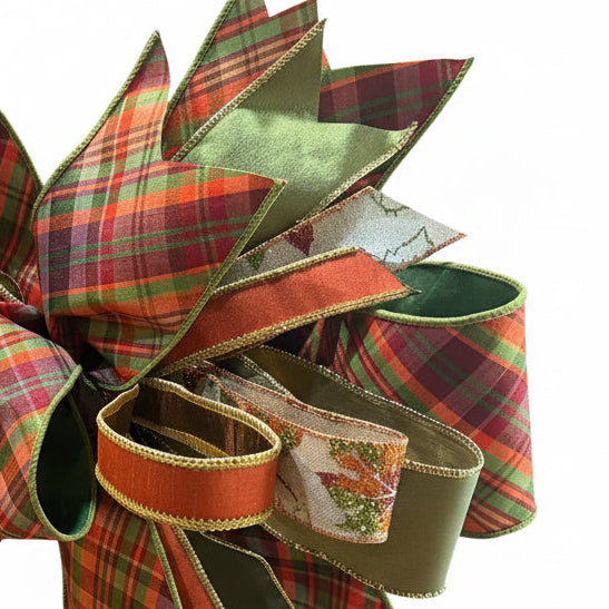 20" Moss & Maple Designer Fall Bow
