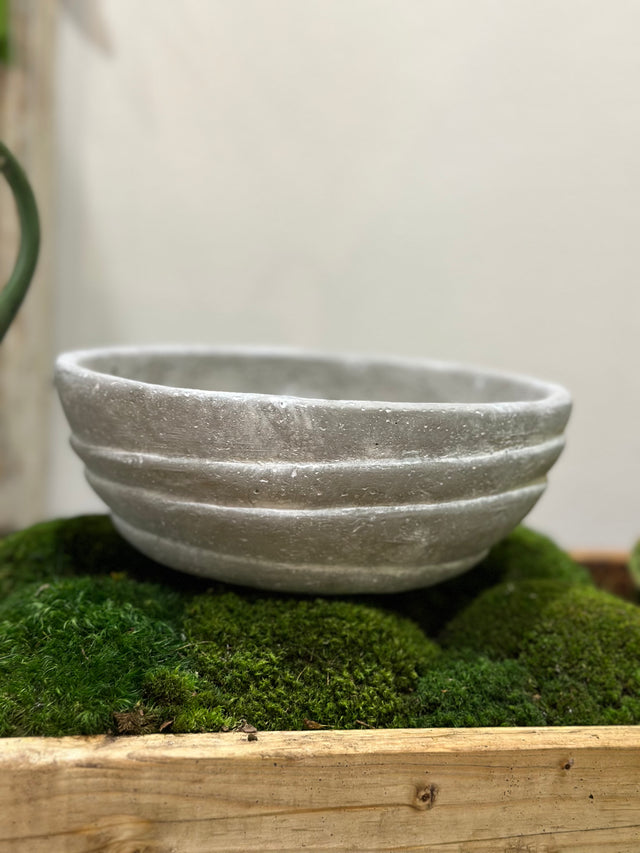3" Layered Design Concrete Pot