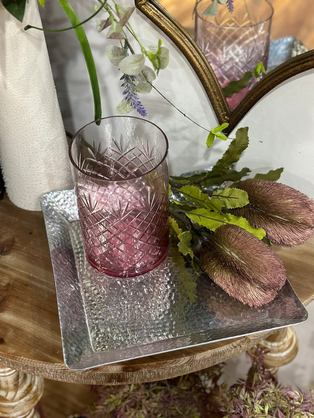 12" Silver Square Tray
