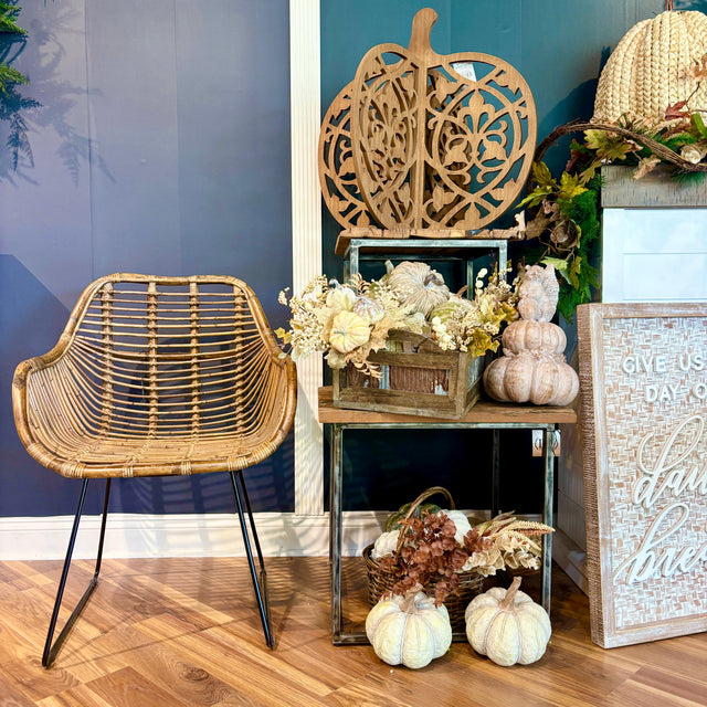 Cutout Wood Pumpkin Set/3 | 26.25" 19.75" 13.25"