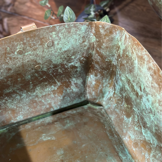 8.5" Patina Planter