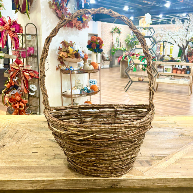 Grapevine Wall Basket | Available in 18" and 24" Sizes