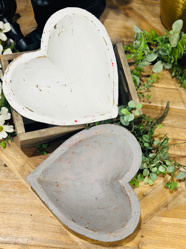 11" Heart Dough Bowl