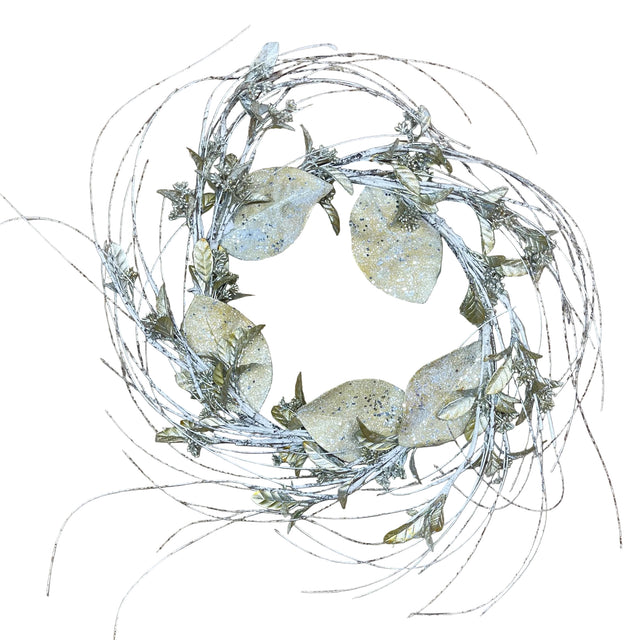 22 inch Birch Magnolia Wreath