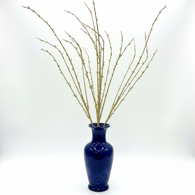 36" Gold Glitter Twig X5 Branch