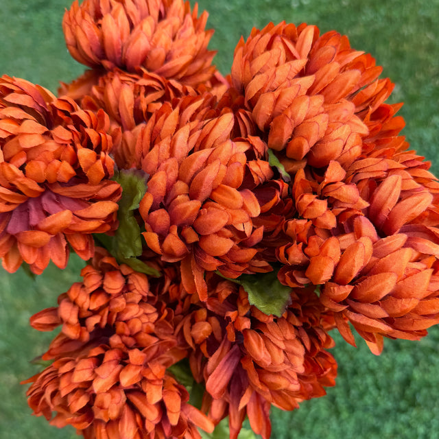 21" Mum Bush | Cream or Rust