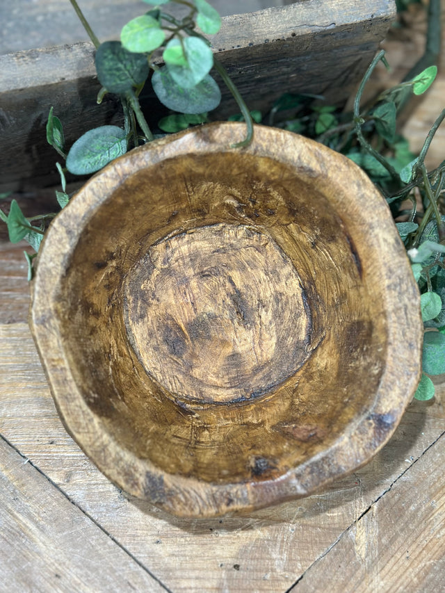 6" Petite Round Wooden Bowl