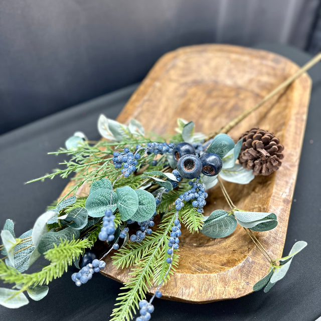 Blueberry/Pod Eucalyptus Cedar and Pine Decor