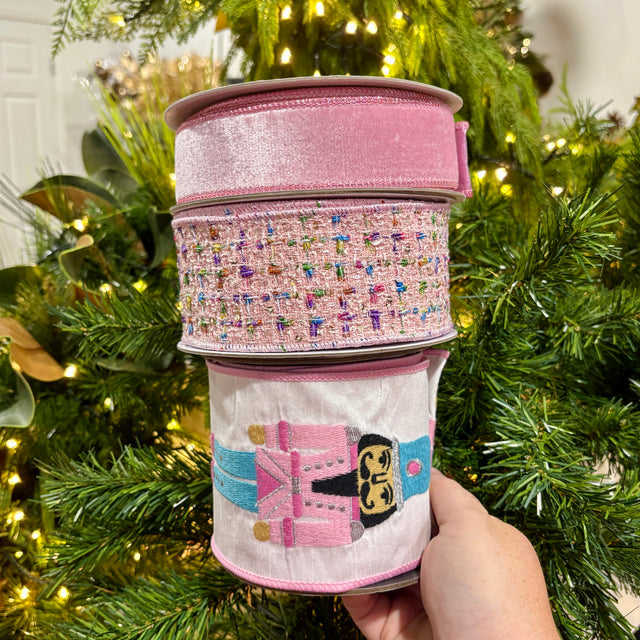 Designer Ribbon Bundle | Pink Nutcracker