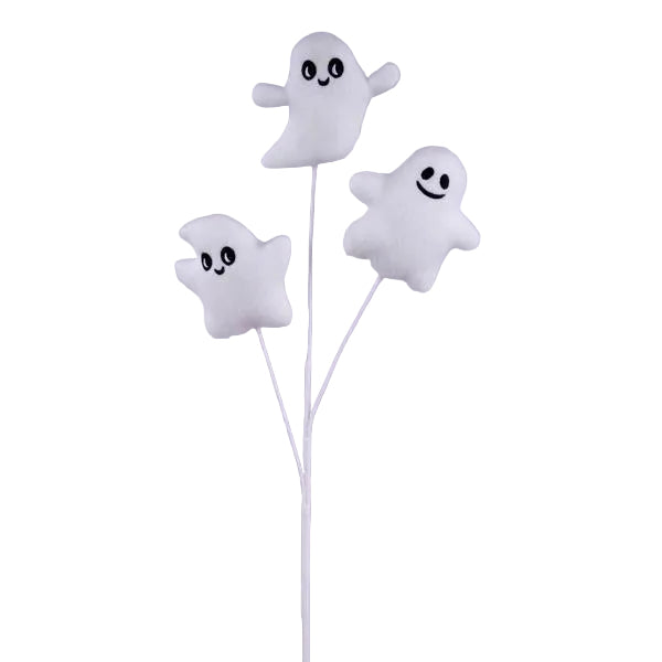20" Velvet Ghost Spray | Black & White