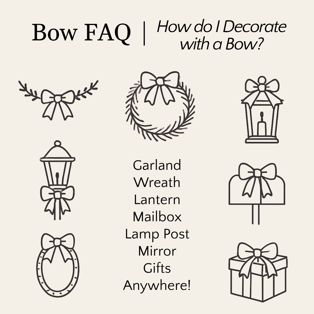 22" Glamping In The USA Designer Bow