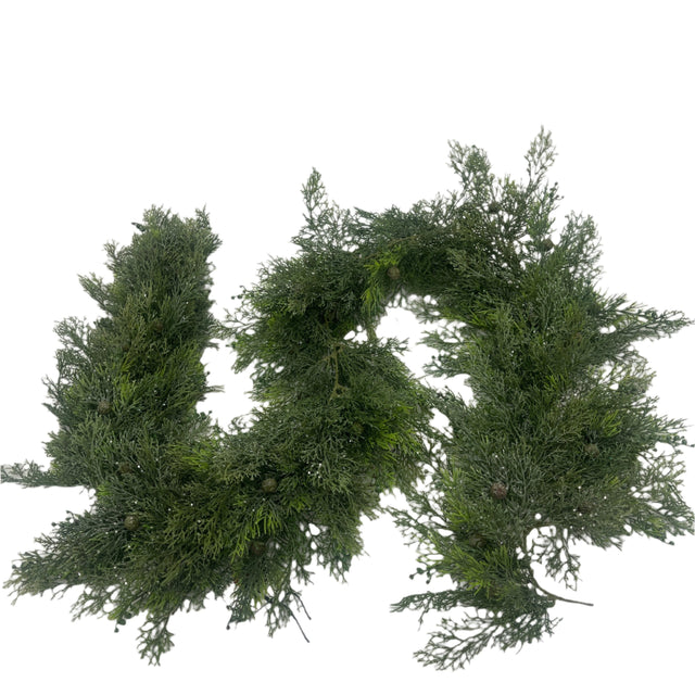 6' Ice Cedar Garland