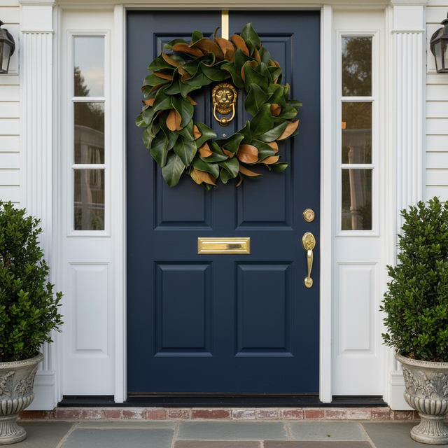 26" Natural Look Magnolia Wreath