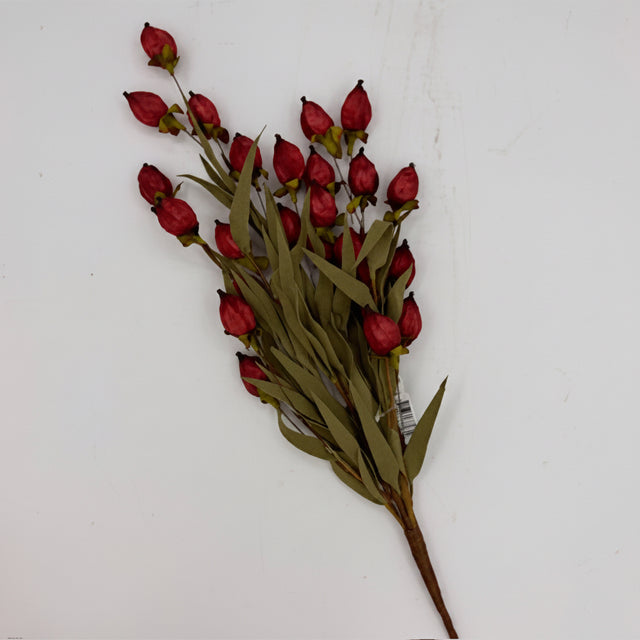 21" Chinese Lantern Stem | Available in Burgundy, Cream, and Orange