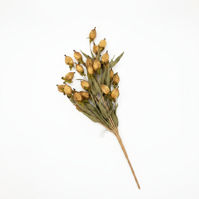 21" Chinese Lantern Stem | Available in Burgundy, Cream, and Orange