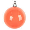 3" Orange High-Gloss Ball Ornament | Set of 12