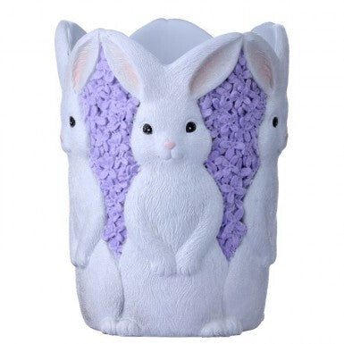 9" Resin Bunny Pot