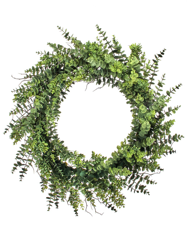 30" Mature Eucalyptus Wreath