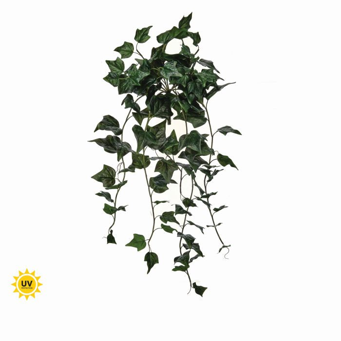 42" UV Natural-Touch Garden Ivy Hanging Bush