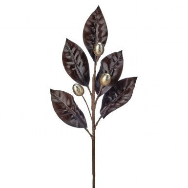 22.5" Chocolate Leaf Spray