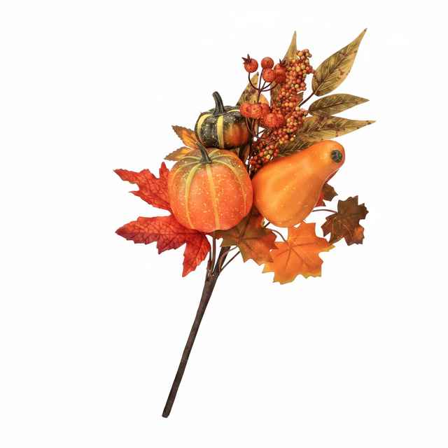 18" Autumnal Gourd & Berry Pick | Pumpkin Trio & Gourds/Pumpkins Mix