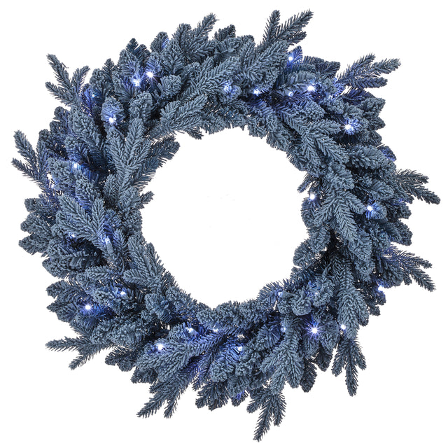 Blue Bavarian Spruce Wreath | Available in 24" and 30"
