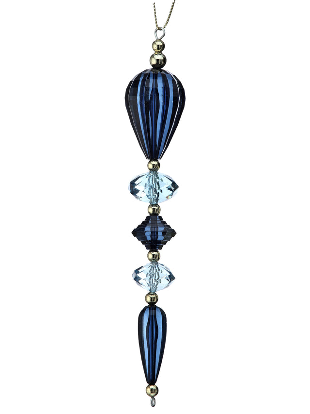 6.5" Blue Acrylic Drop Ornament