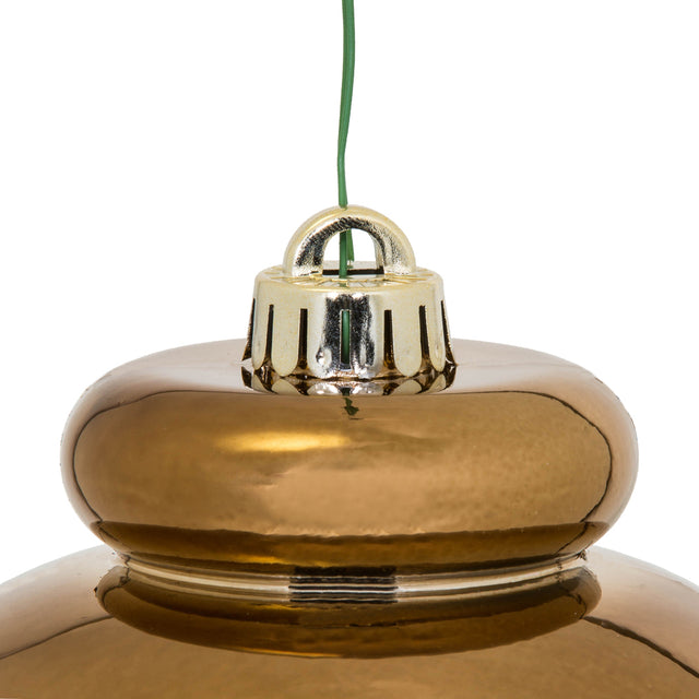 Mocha Shiny Finial Ornament 14"