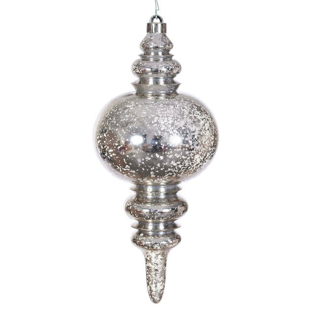 Vickerman 13" Champagne Mercury Finial Ornament