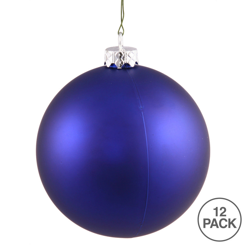 2.75" Cobalt Matte Ball Ornament