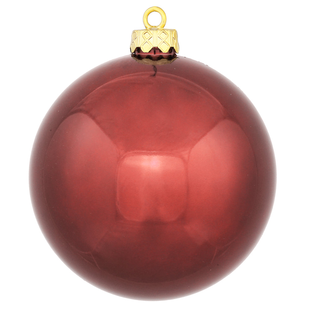 4" | 6" | 8" | 10" Wine Shiny Seamless UV Ornament