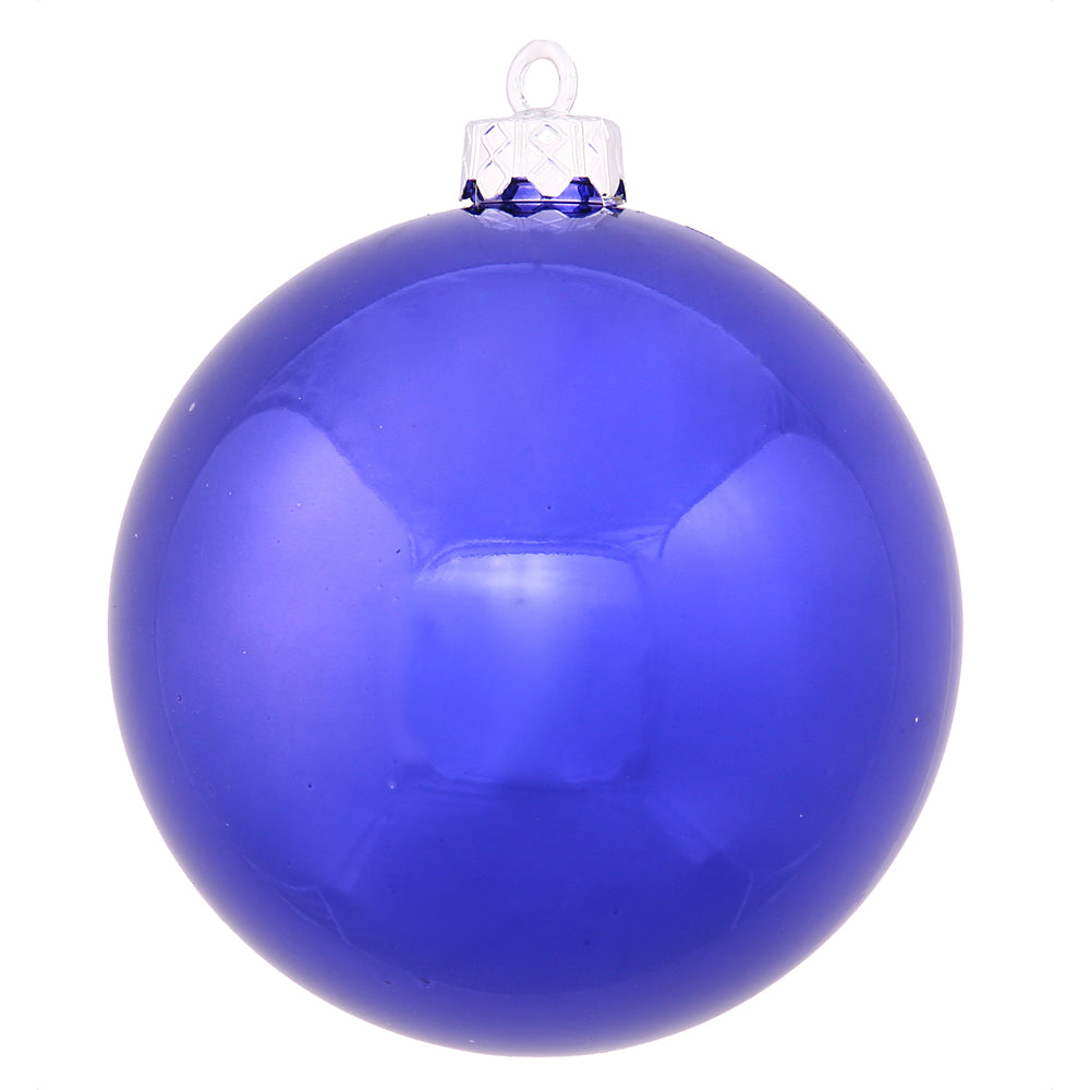 6" Cobalt Shiny Ball Ornament