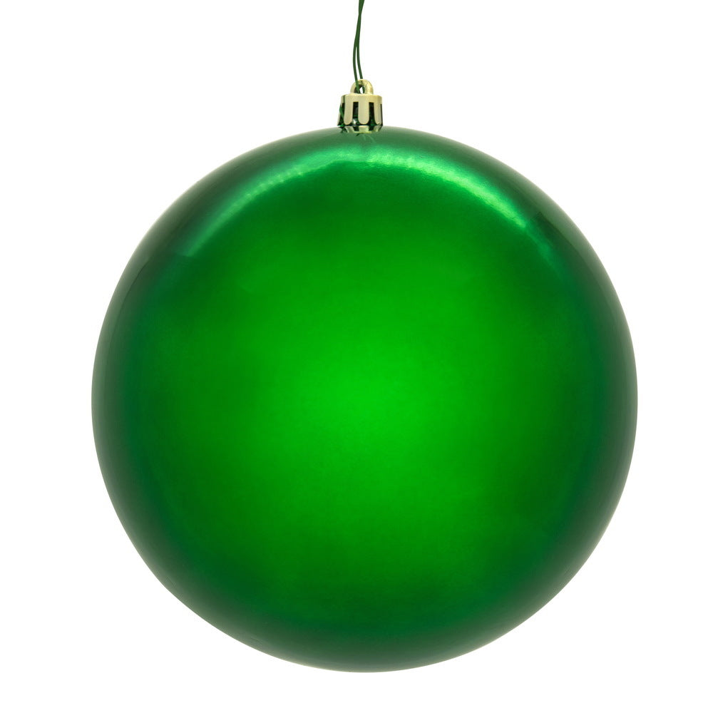 4" | 6" | 8" | 10" Green Shiny Seamless UV Ornament