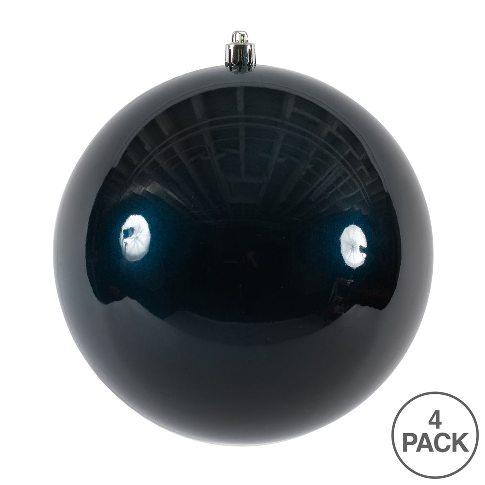 6" Midnight Blue Candy Ball Ornament