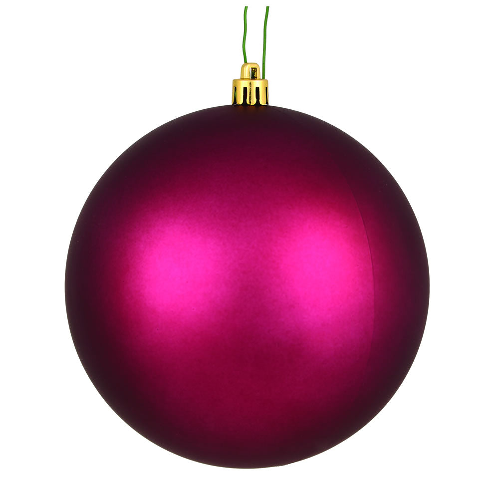 2.75" Berry Red Matte Ball Ornament