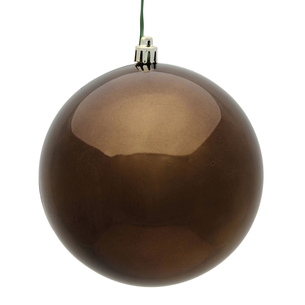 4.75" | 8" | 10" Chocolate Shiny UV Ornament
