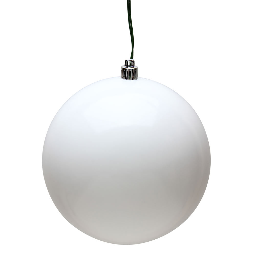 6" White Candy Ball UV