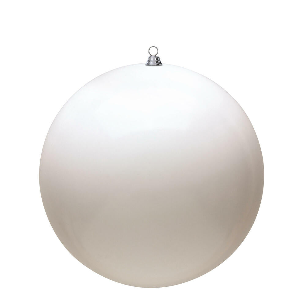 4.75" White Shiny Ball UV