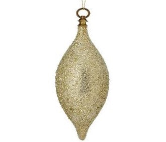 12" Beaded Finial Ornament