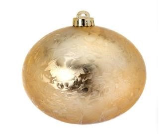 Frosted Ball Christmas Ornament