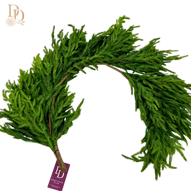 48" Delux Natural Touch Norfolk Pine Garland